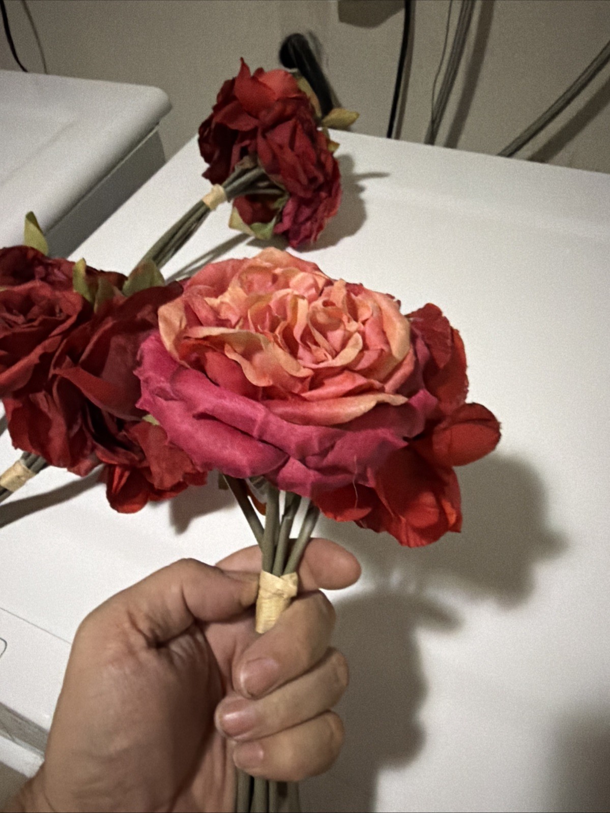 ASHLAND FALL 6 BOUQUET SET ROSS & RANUNCULUS Bouquet Home Party Decor