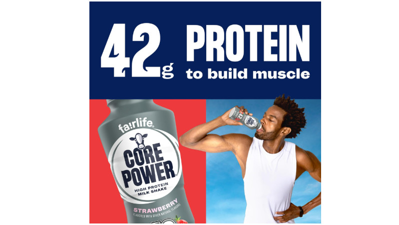 Core Power Elite High Protein Shake, Strawberry, 42g Bottle, 14oz, 12 Pack