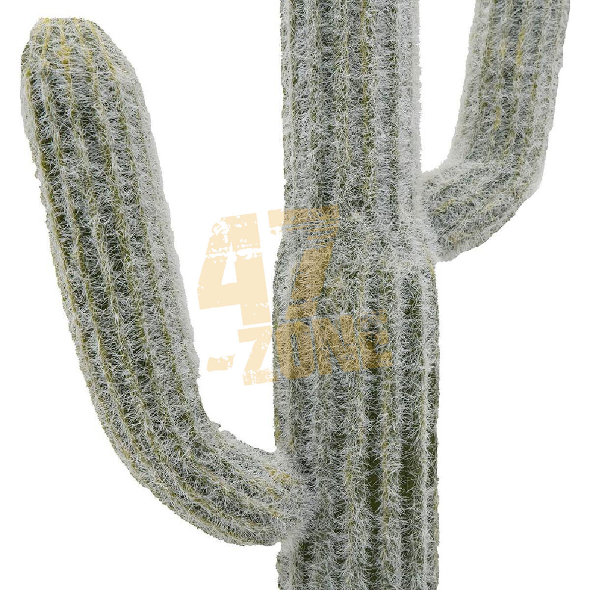 Potted Faux Saguaro Cactus Green Black Botanical Artifical Indoor Outdoor Garden