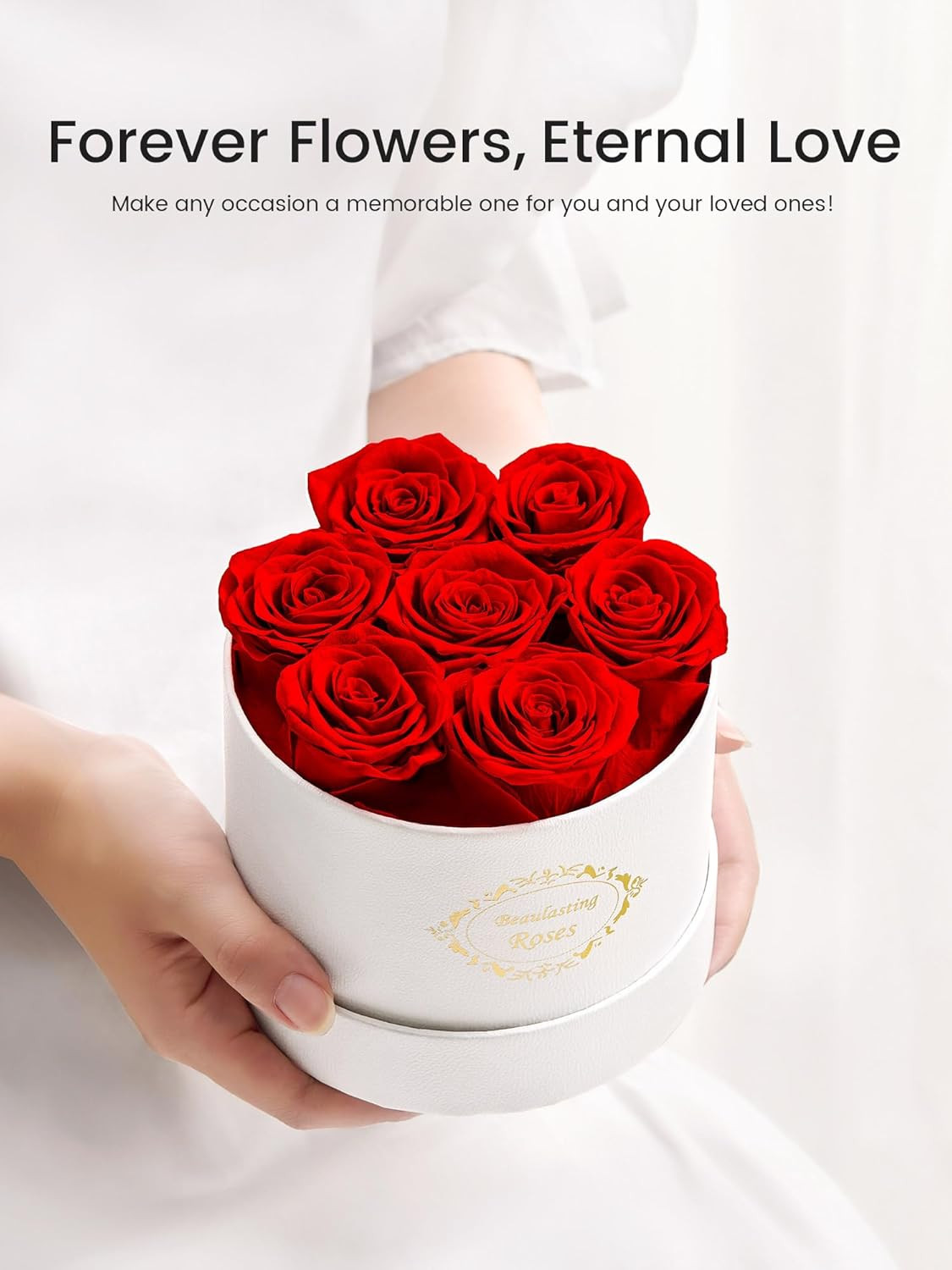 Preserved Roses in a Box Long Lasting Roses Last a Year Forever Romantic Gift…