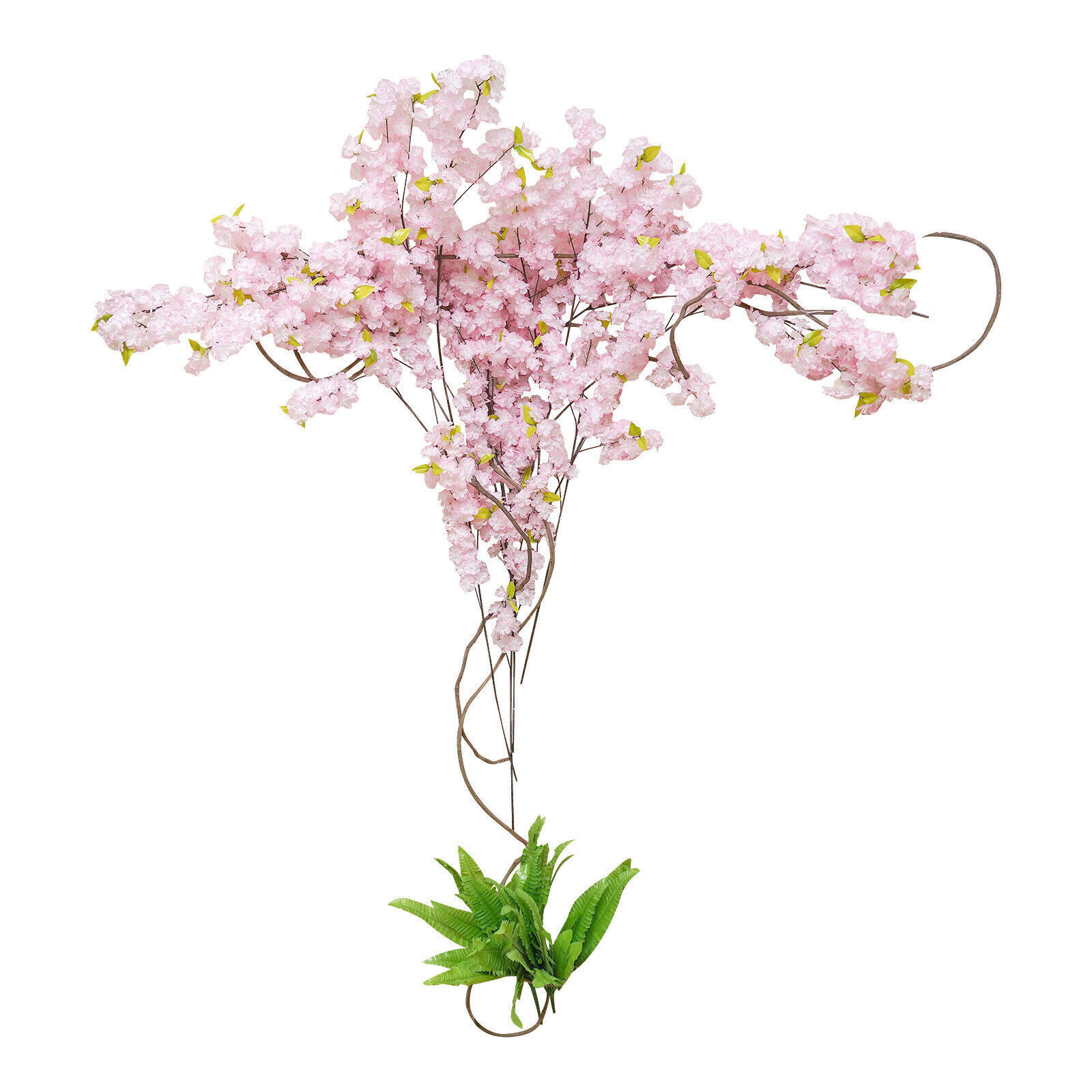 Artificial Cherry Blossom Tree Fake Sakura Tree For Bridal Bouquets Decor US