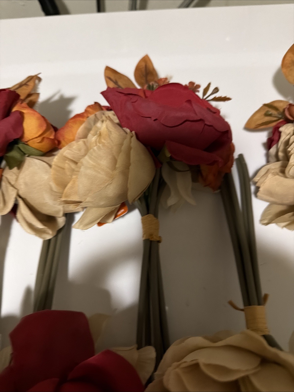 ASHLAND FALL 6 Bouquet SETS RONUNCULUS & ROSE Home Party Decor