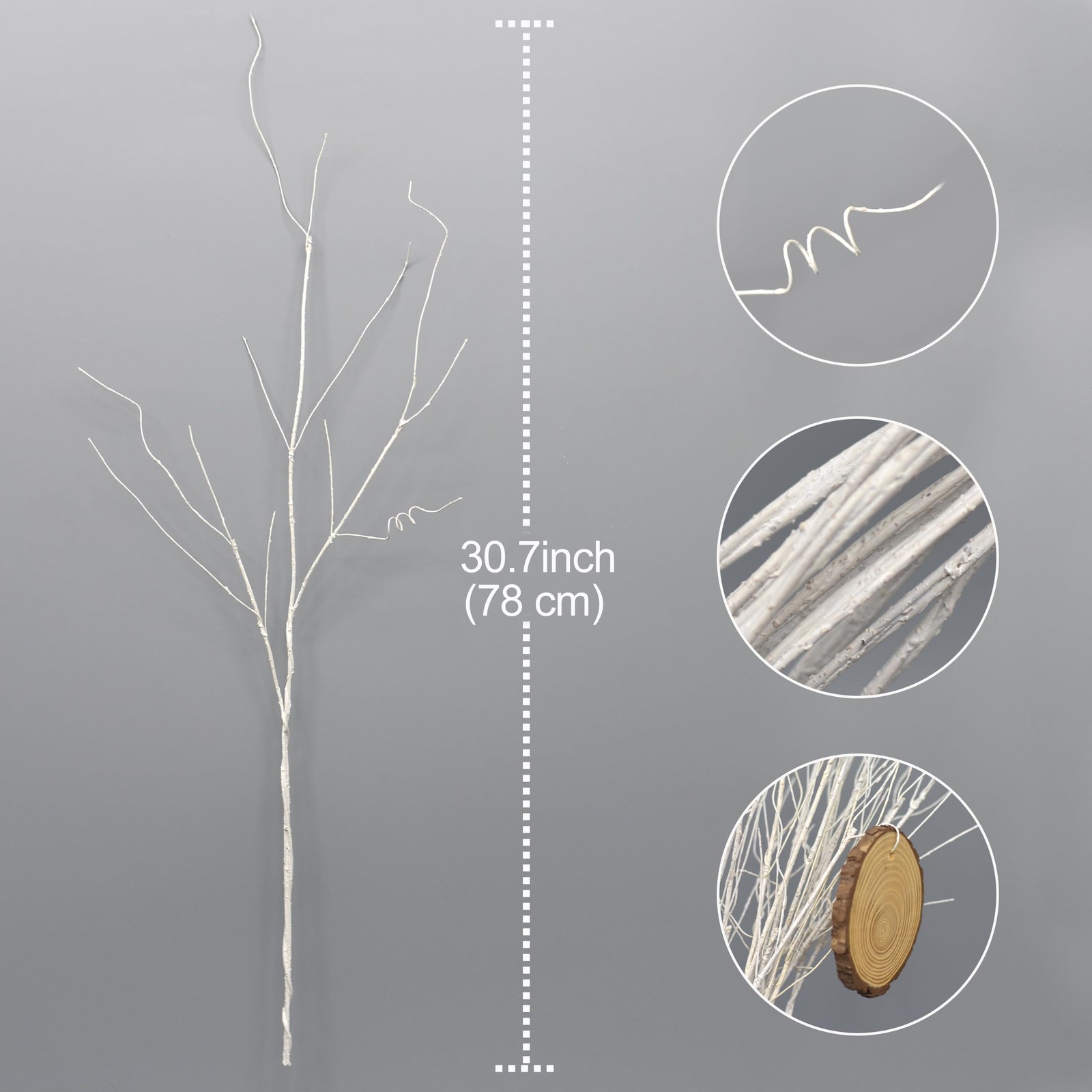 ChopiLine10PCS Lifelike Curly Willow Branches for Tall Vase Fillers Artificia…