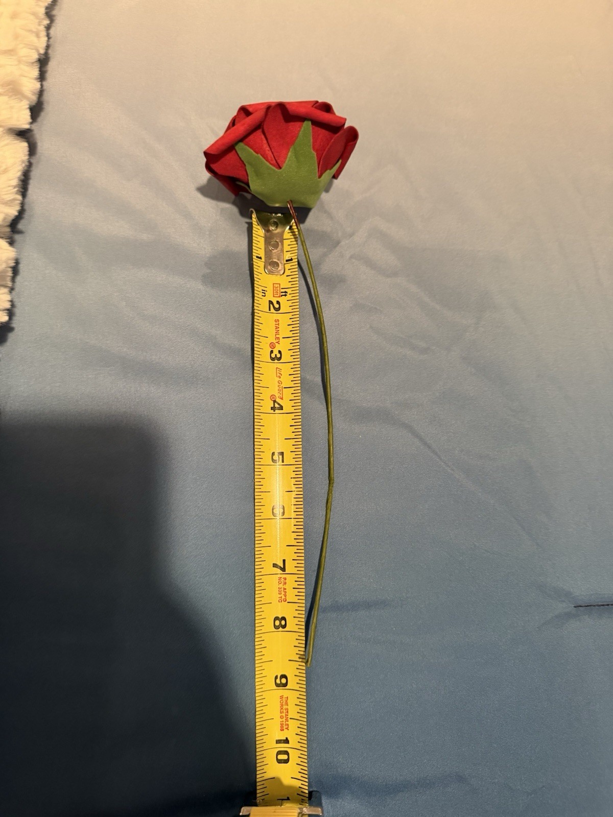 AmyHomie Artificial Real Looking Dark Red Roses For DYI/Wedding Used One Time