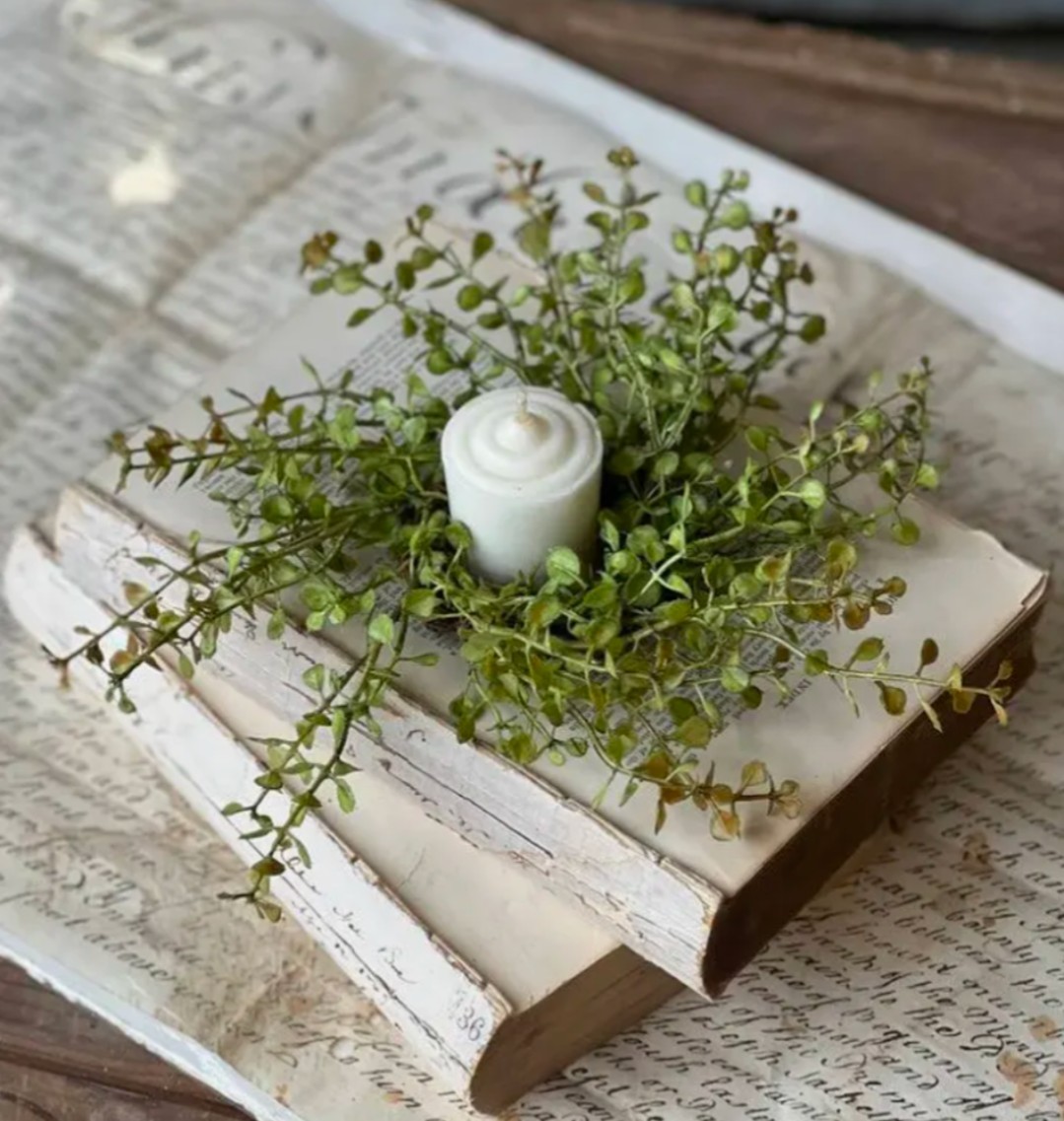 2″ Baby’s Grass Candle Ring