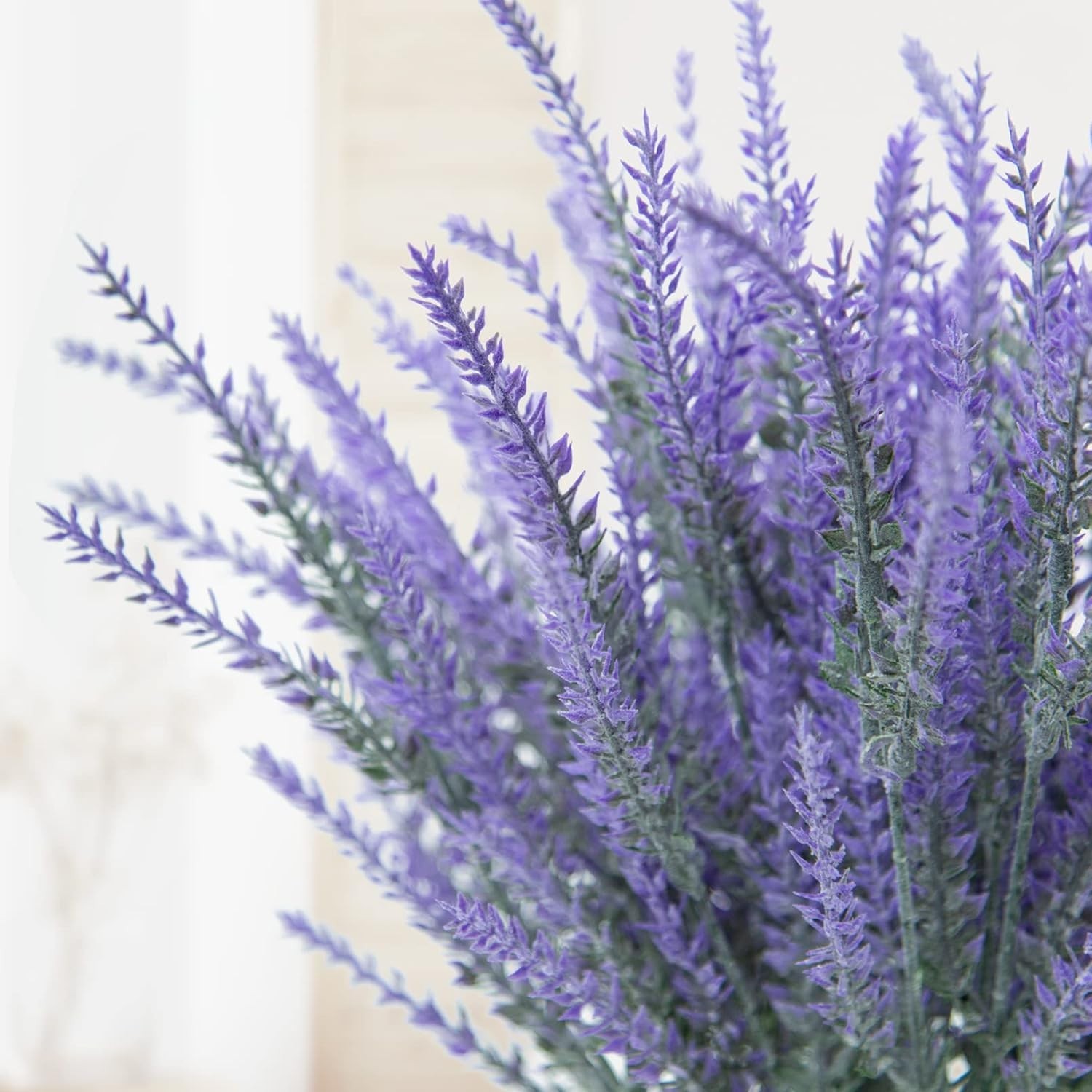 Realistic Artificial Lavender Plants – Indoor Outdoor Decor
