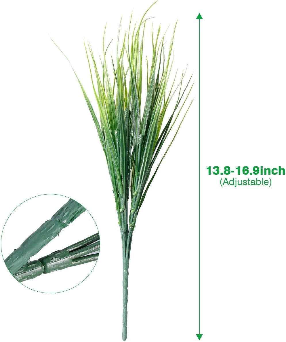 Artificial Grasses Set for Garden Window Box – 12 Pcs