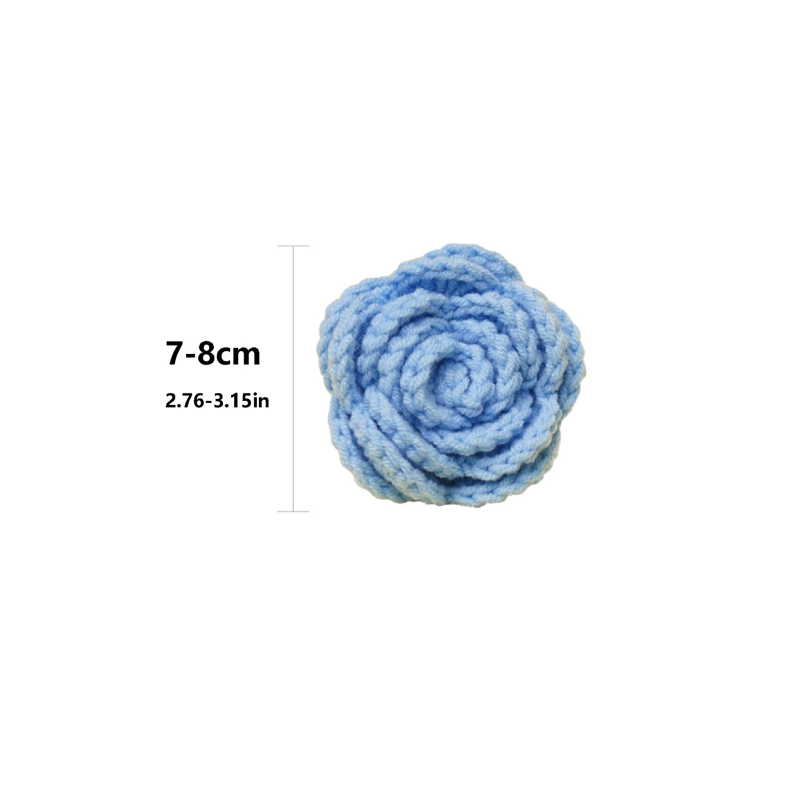 10 PCS Hand-woven Simulated Roses Sunflower DIY Clothing Accessories