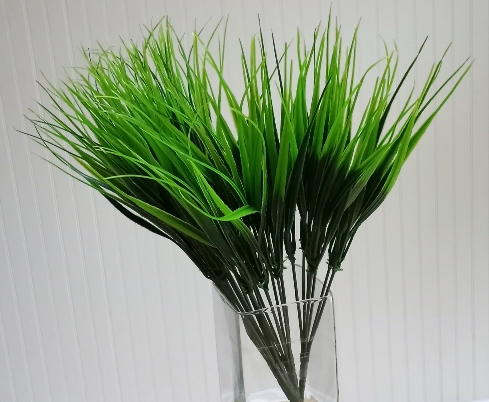 (5 pcs) 18″ Green Plastic Grass Filler Pick Spray for Silk Flower Arrangement US