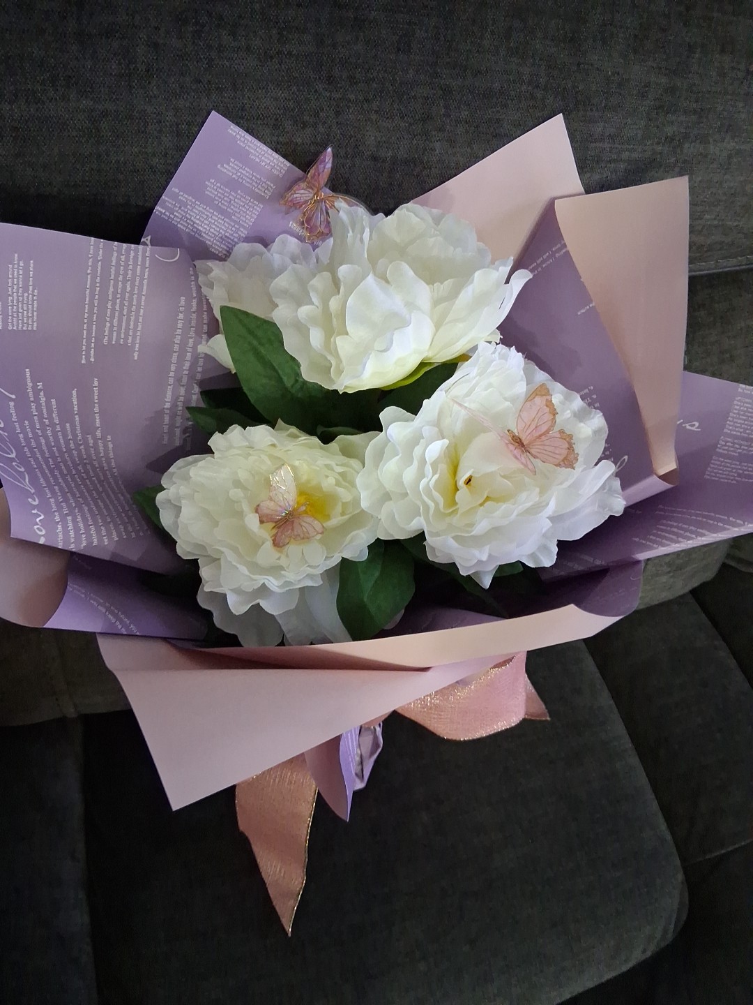 Handmade Faux Handheld Flower Bouquet For Any Occasion