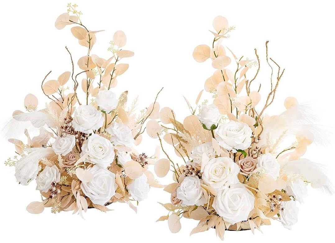 Ling’s Moment Free-Standing Artificial Flower Arrangement for Wedding Archway