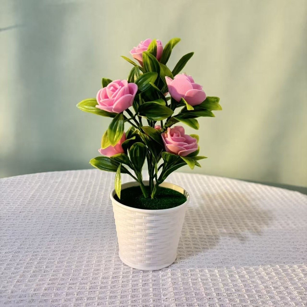 Artificial Roses Made of Foam and Plastic for Year-Round For Home Decor