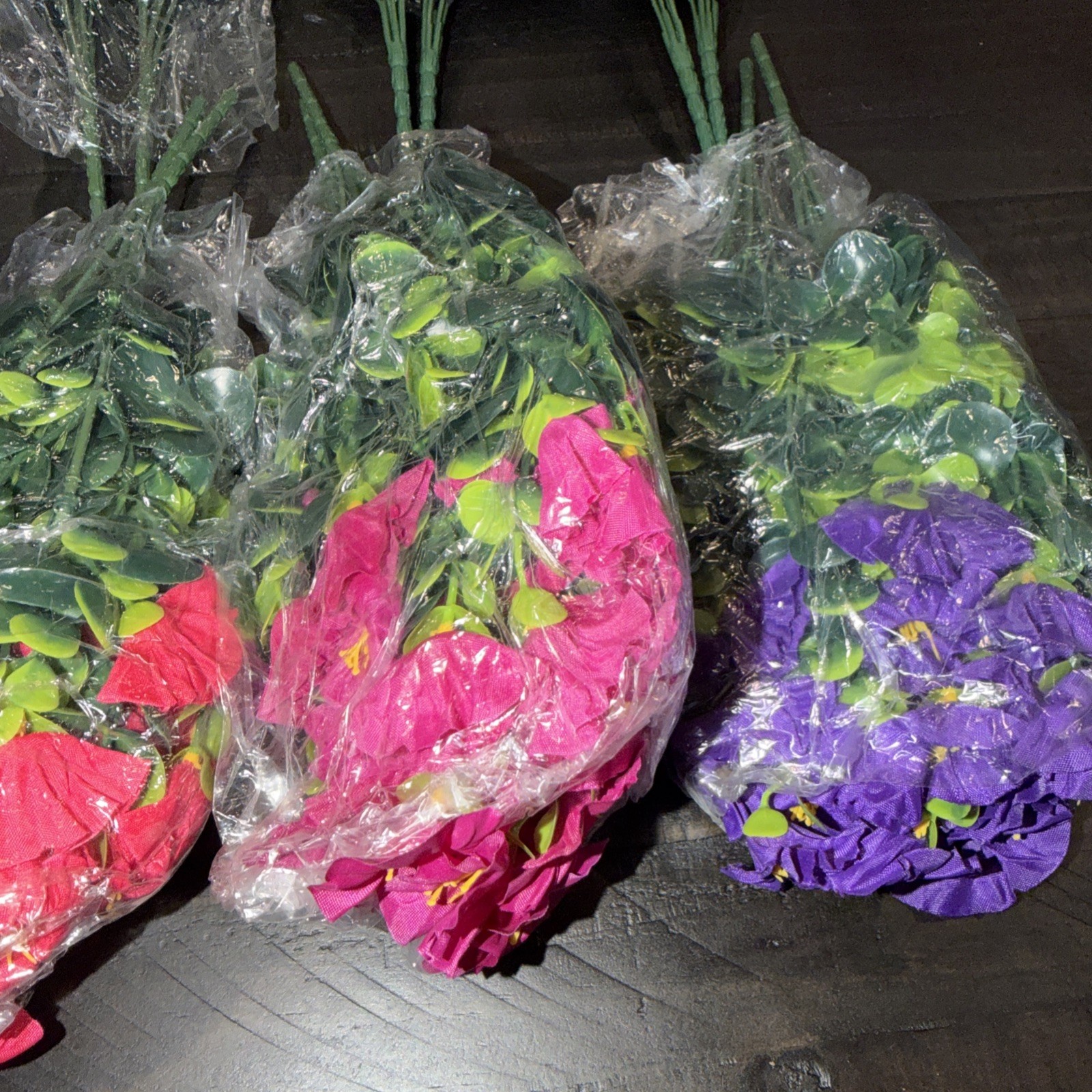Nigirior Artificial Faux Flowers for Outdoors Fake Plants 16 Bundles Greenery