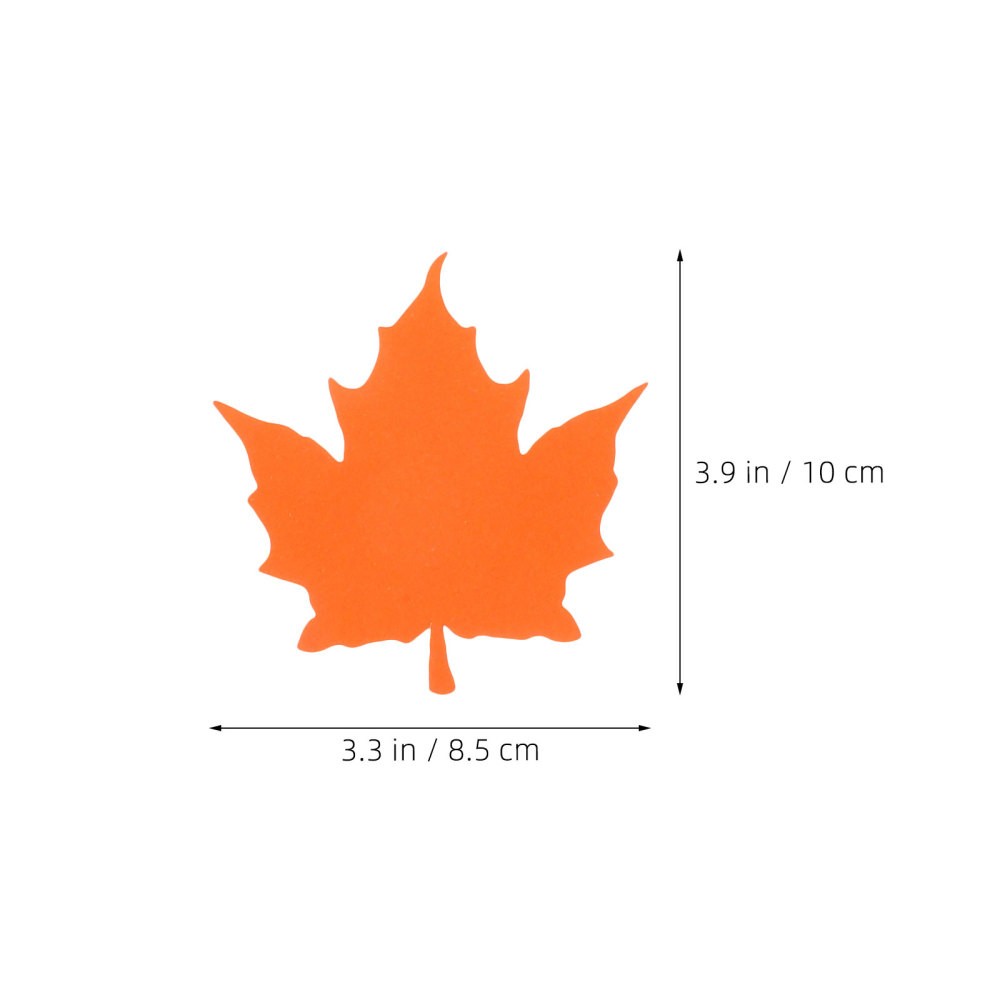 150Pcs Reusable Maple Leaves Paper Cutouts for Thanksgiving Bulletin Board Decor