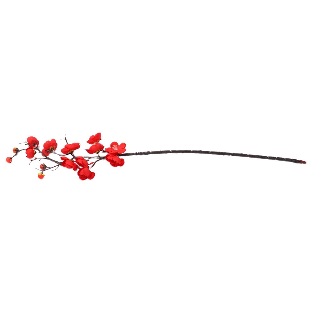 Artificial Flower Wintersweet Lamei Plastic+silk Simulated Wedding 1 Bunch