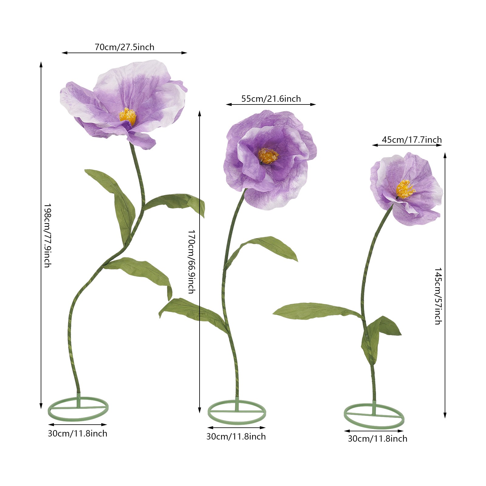 Large Artificial Flowers, Artificial Floral Decoration, DIY Floral Arrangements