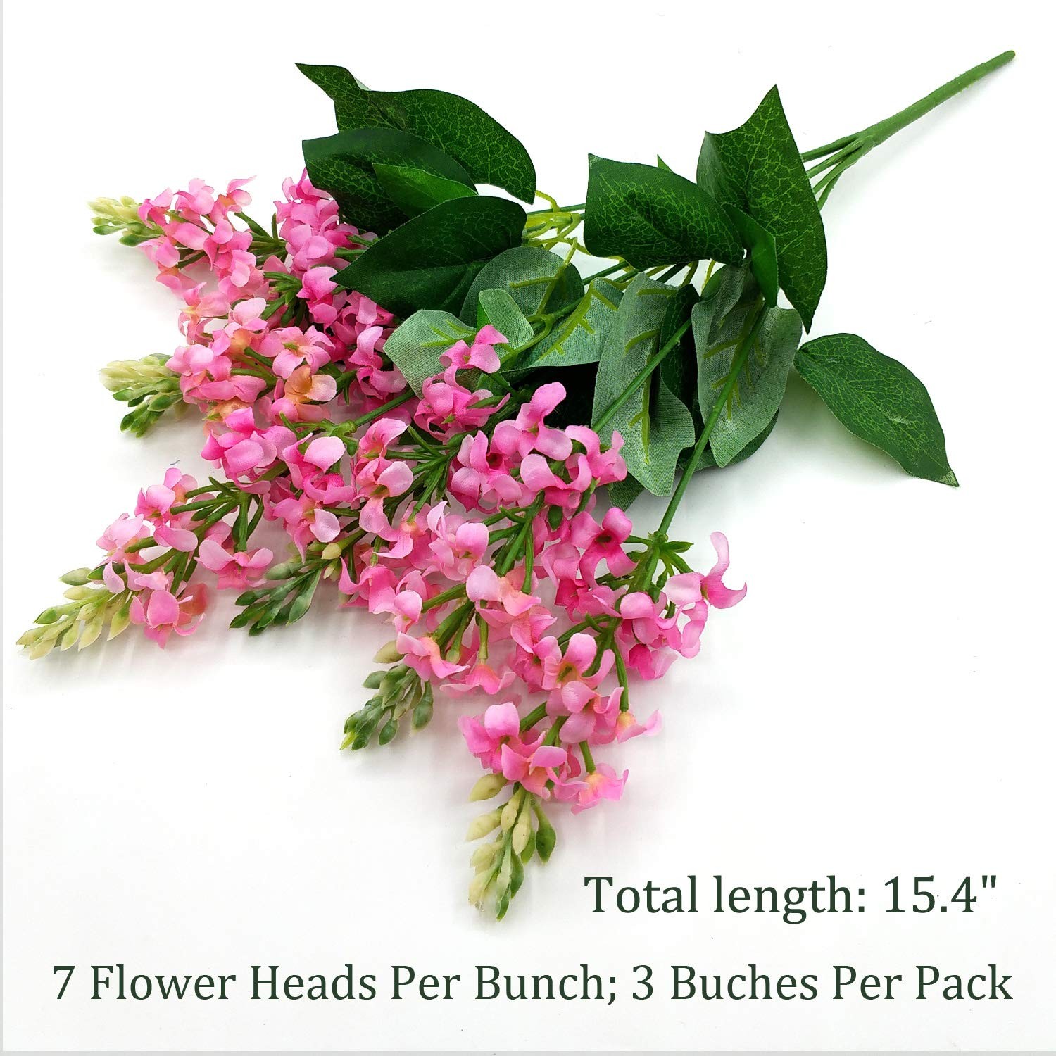 Artificial Fake Flowers Silk Plastic Plant Arrangement for Home Indoor Outdoo…