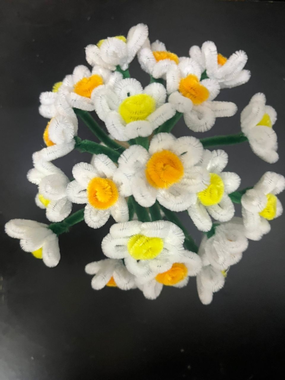 Pipe Cleaner Flowers Bouquet Handmade Twist Stick Bouquet Gift -ready stock