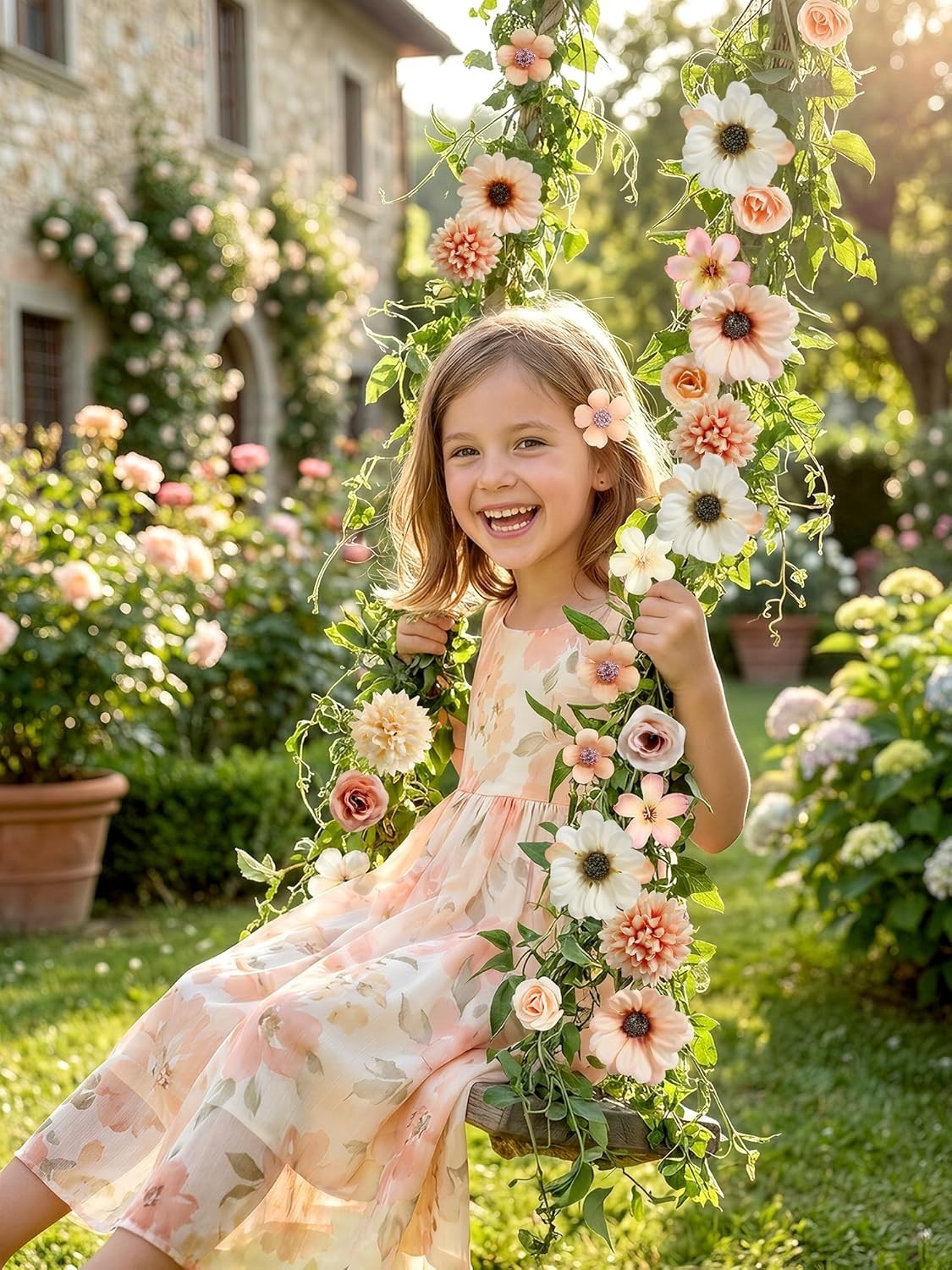 Artificial Flowers Fake Floral Heads for Crafts Weddings Home Decor 45 Pcs