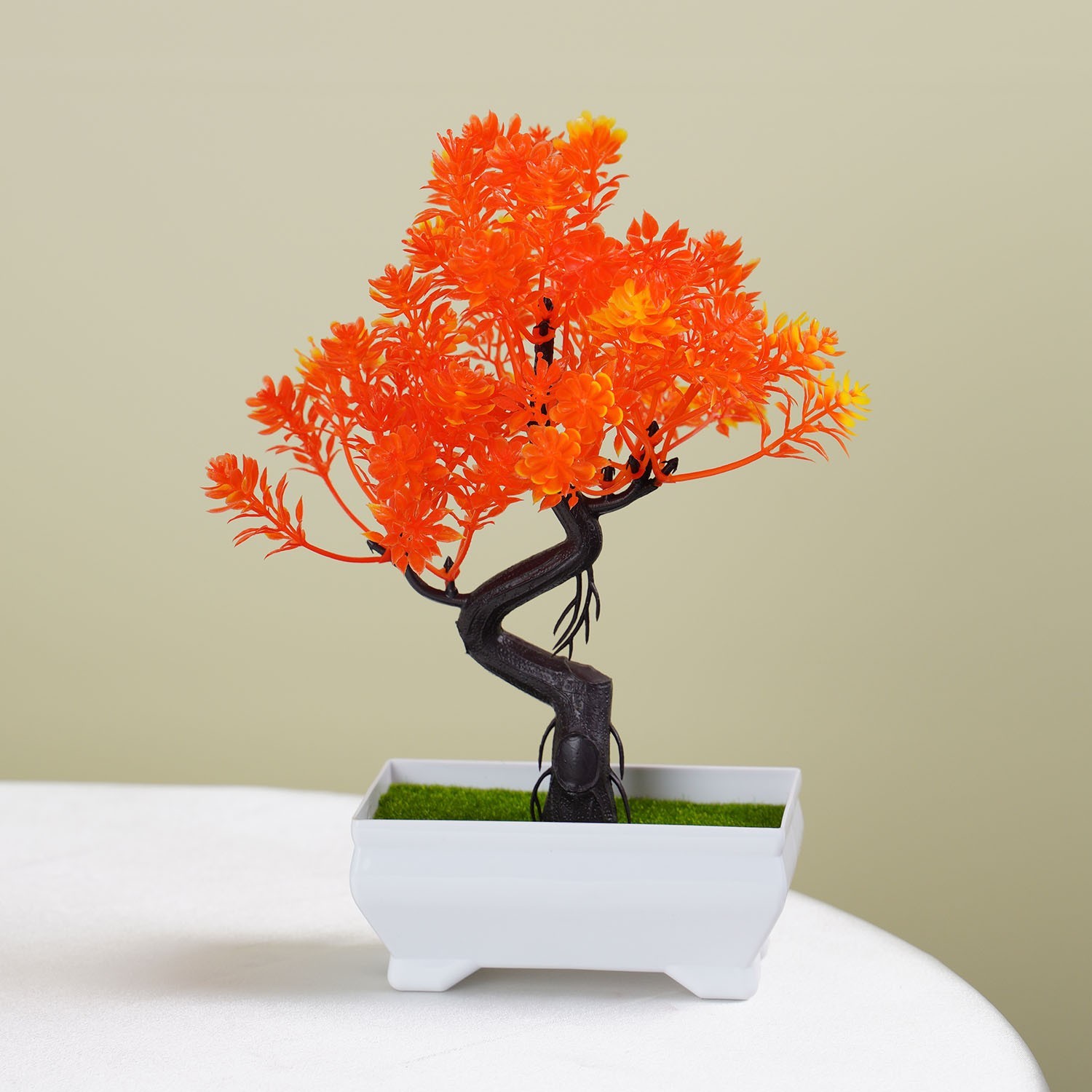 Artificial Plants Bonsai Small Tree Simulation Pot Plants Fake Flowers Table