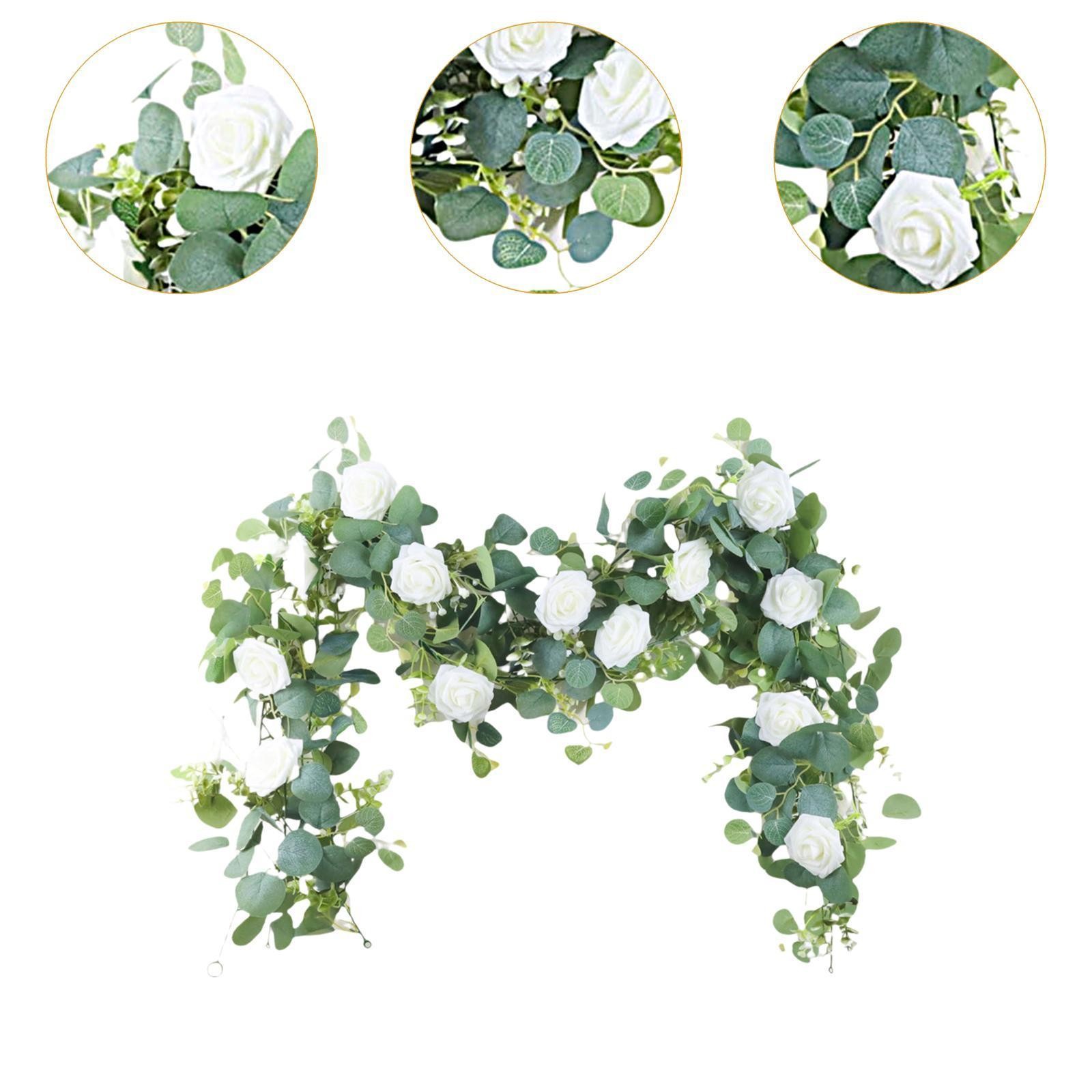 Artificial Hanging Eucalyptus Garlands for Baby Shower Housewarming Party