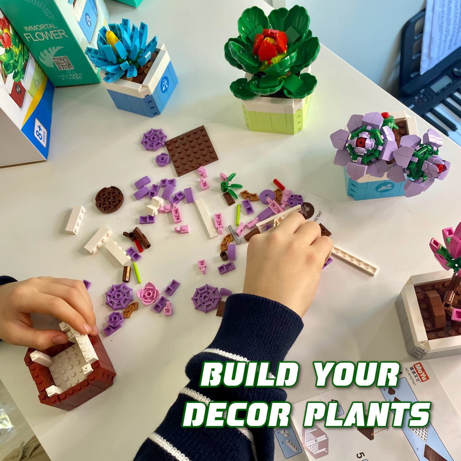 Botanical Collection Building Blocks Set – Compitable with Lego Botanical Collec