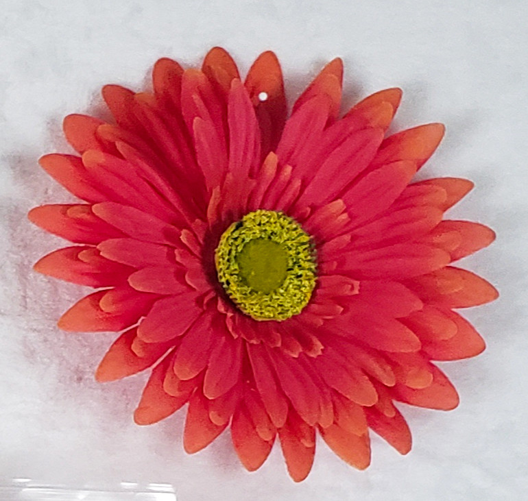 LOT 29 Artificial Flower Heads 6″ Gerbera Daisy Peony Faux Flowers Craft Wreath