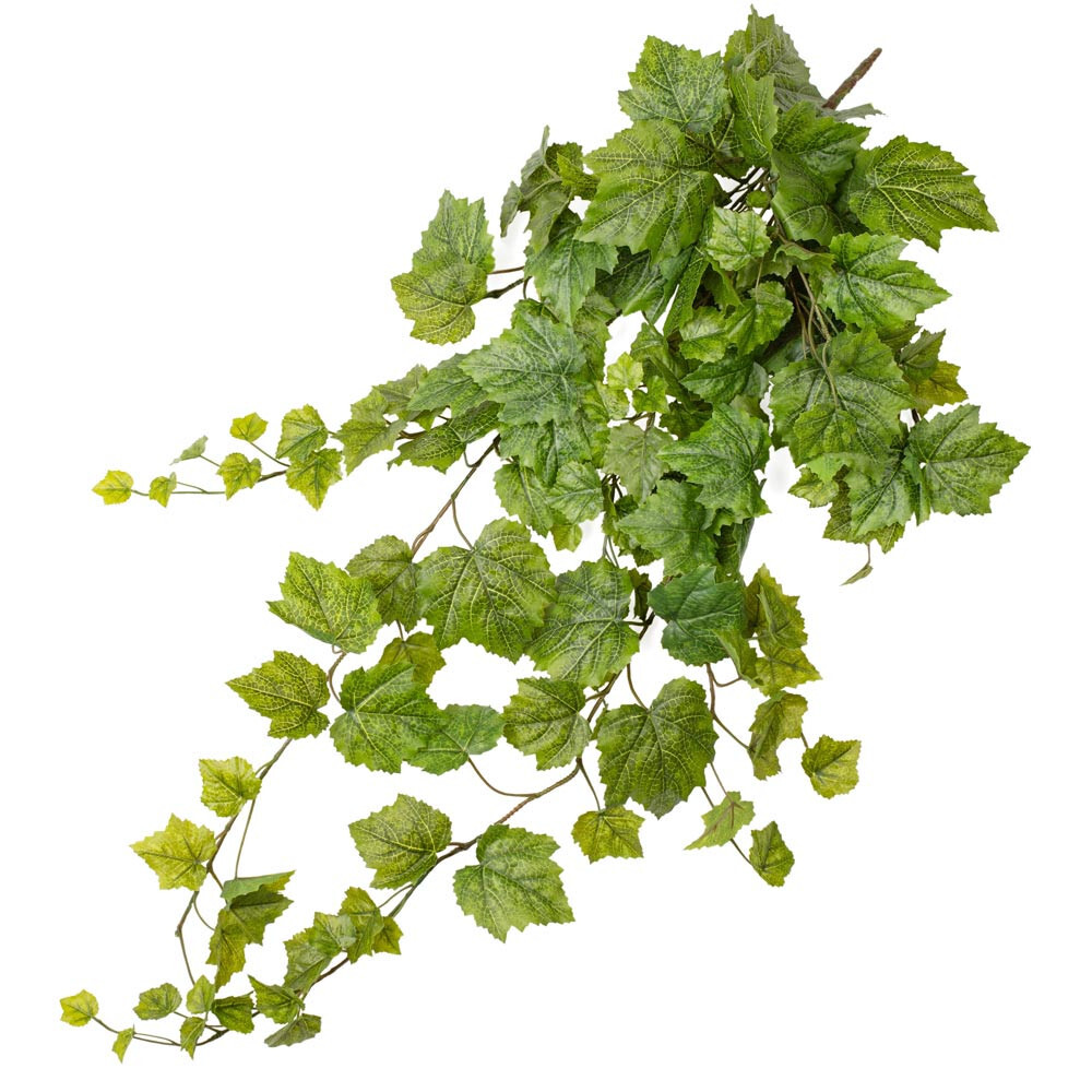 39″ Real Touch Lifelike Artificial Green Grape Leaf Bush