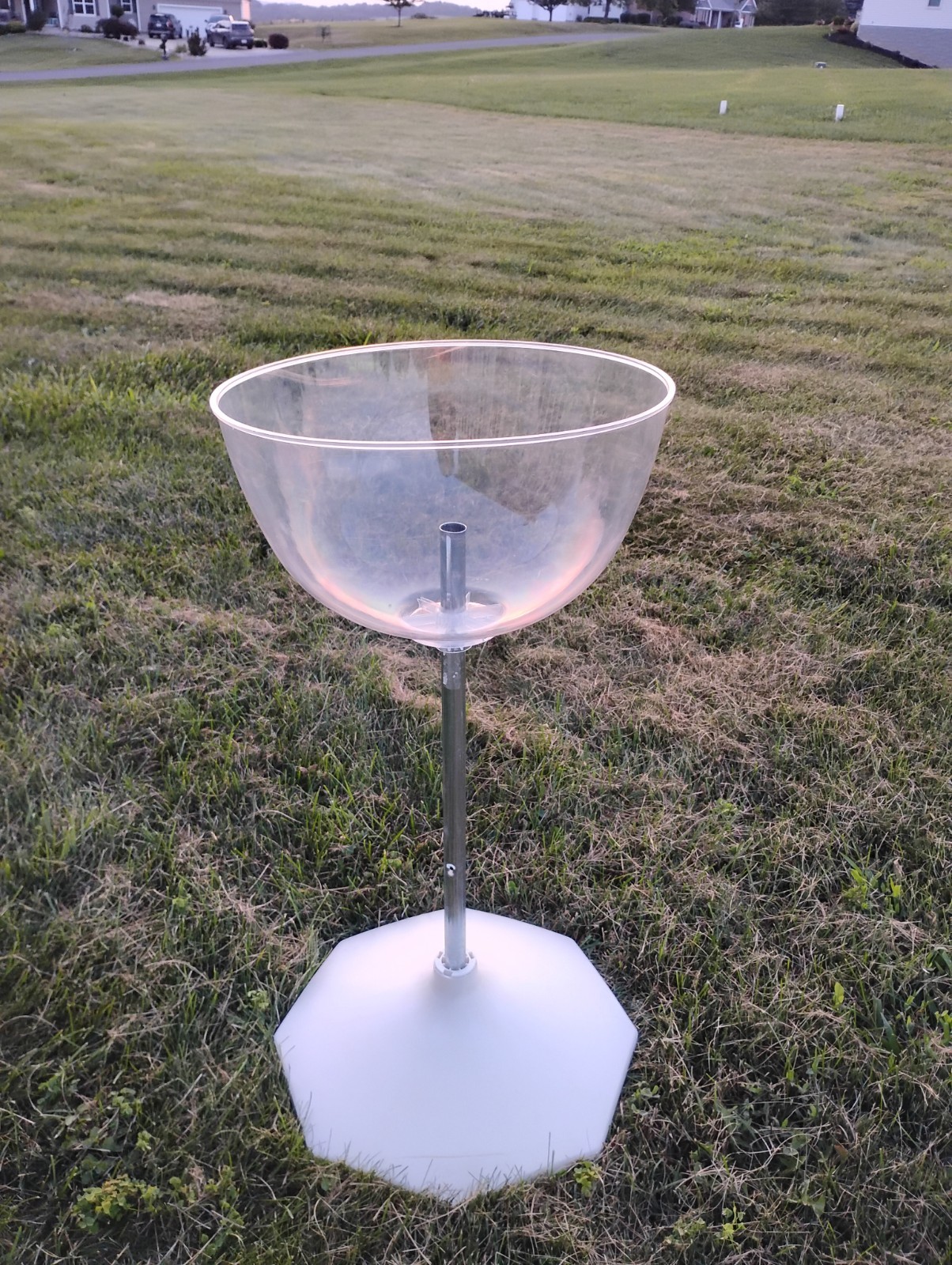 Vintage Mod Spaceage Terrarium Dome Floor Plant Stand Atomic MCM BASE ONLY
