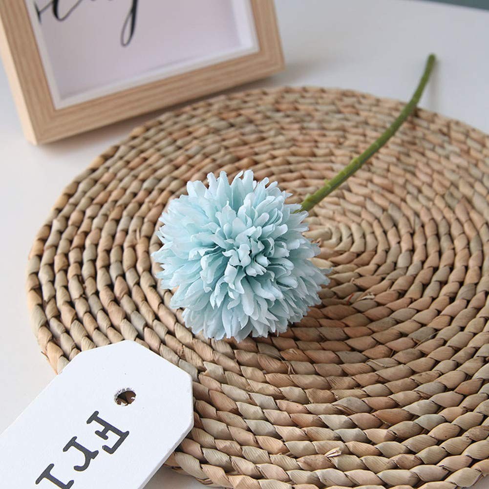 Artificial Flowers Chrysanthemum Ball Flowers Bouquet 10pcs Present for Impor…