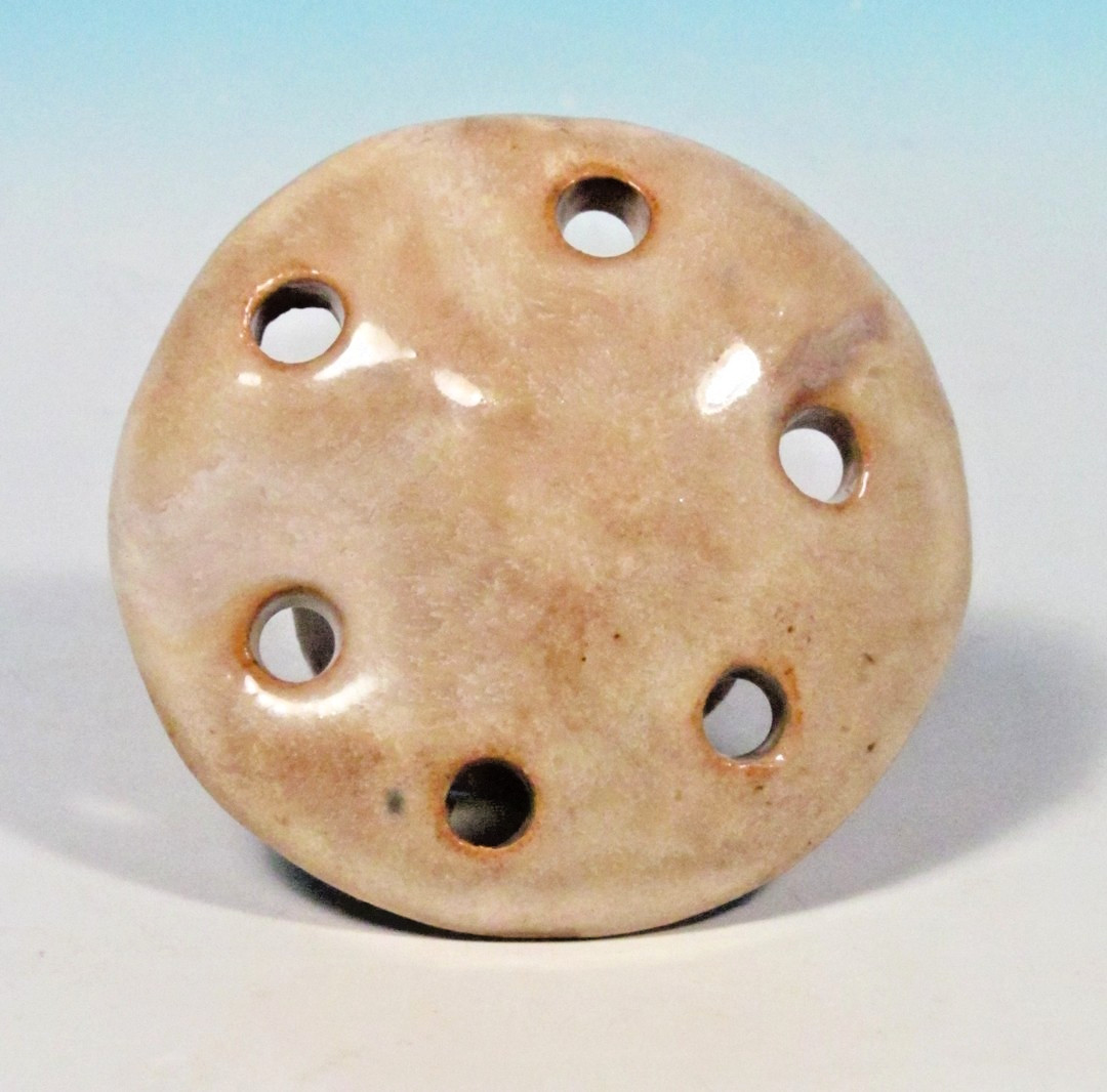 Fulper Pottery Arts & Crafts Figural Mushroom Flower Frog Flambe Glaze EXCL