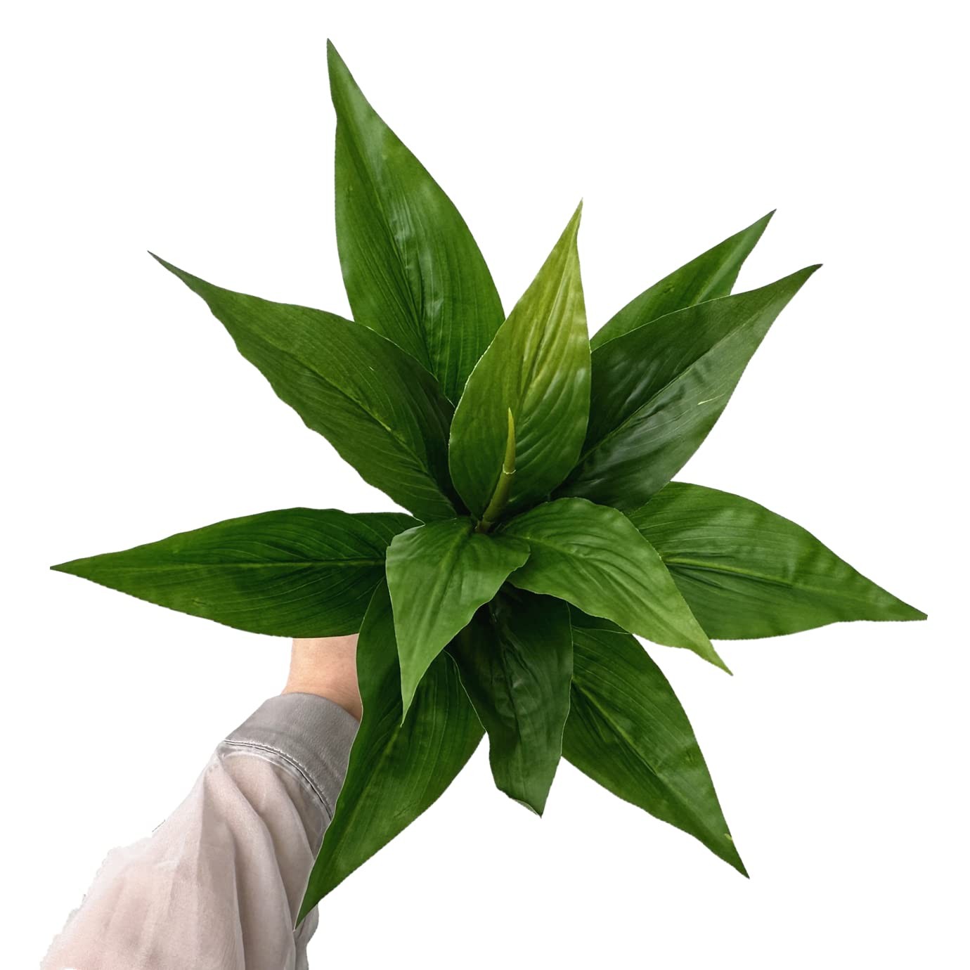 Artificial Agave Fake Plant, 10 Inches Faux Shrubs Bushes Plants for Indoor O…