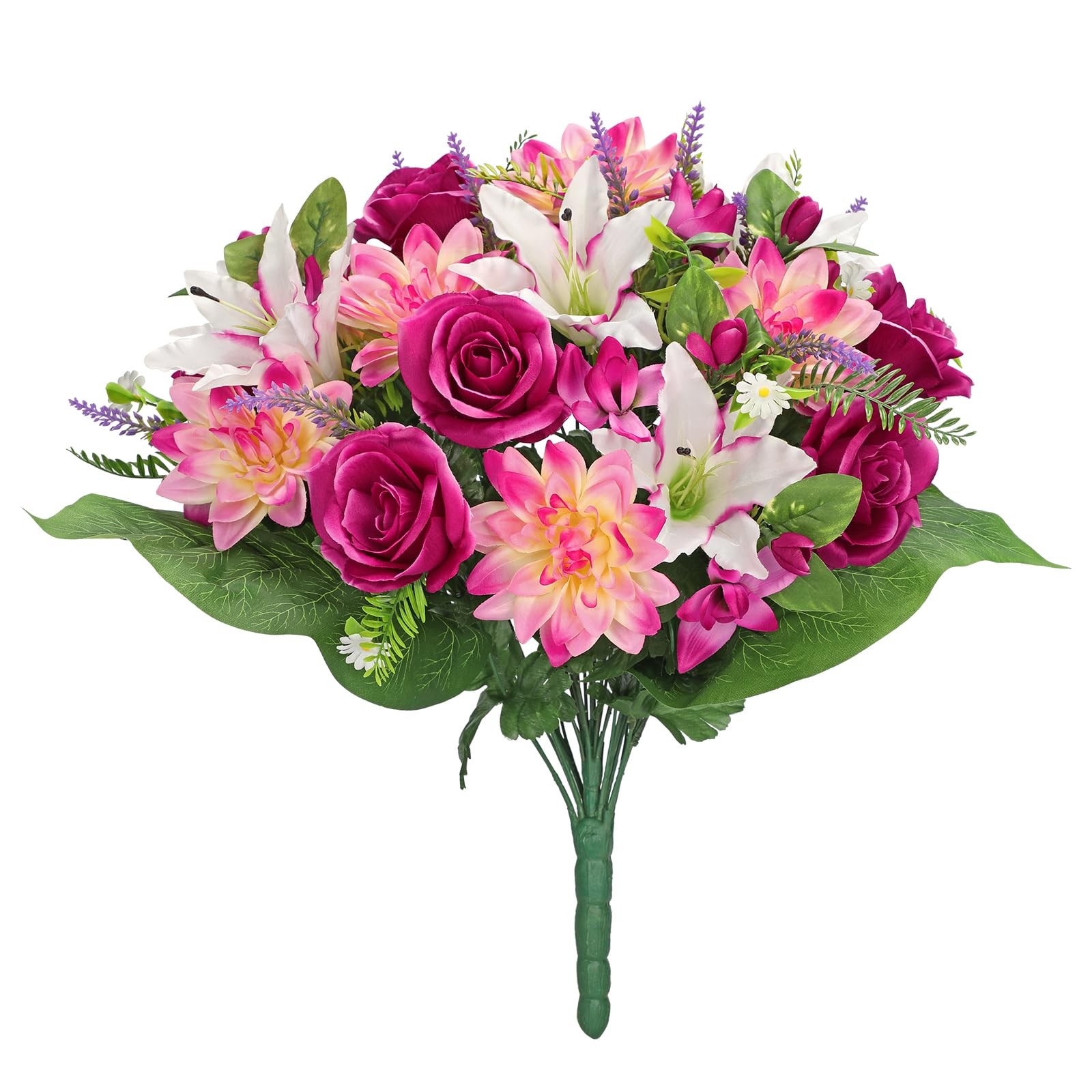 Artificial Flowers for Cemetery, Cemetery Flowers for Grave, Weather Resistan…