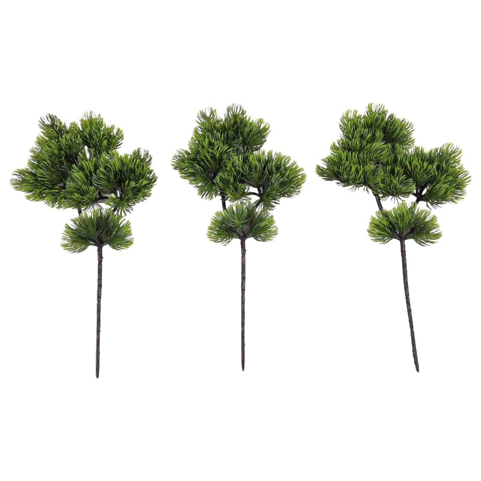 6 Pack 35cm Fake Pine Branches for Indoor and Outdoor Event Decoration