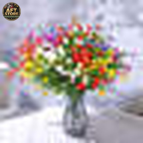 12pcs Primrue Artificial Flowers for Outdoor Decor