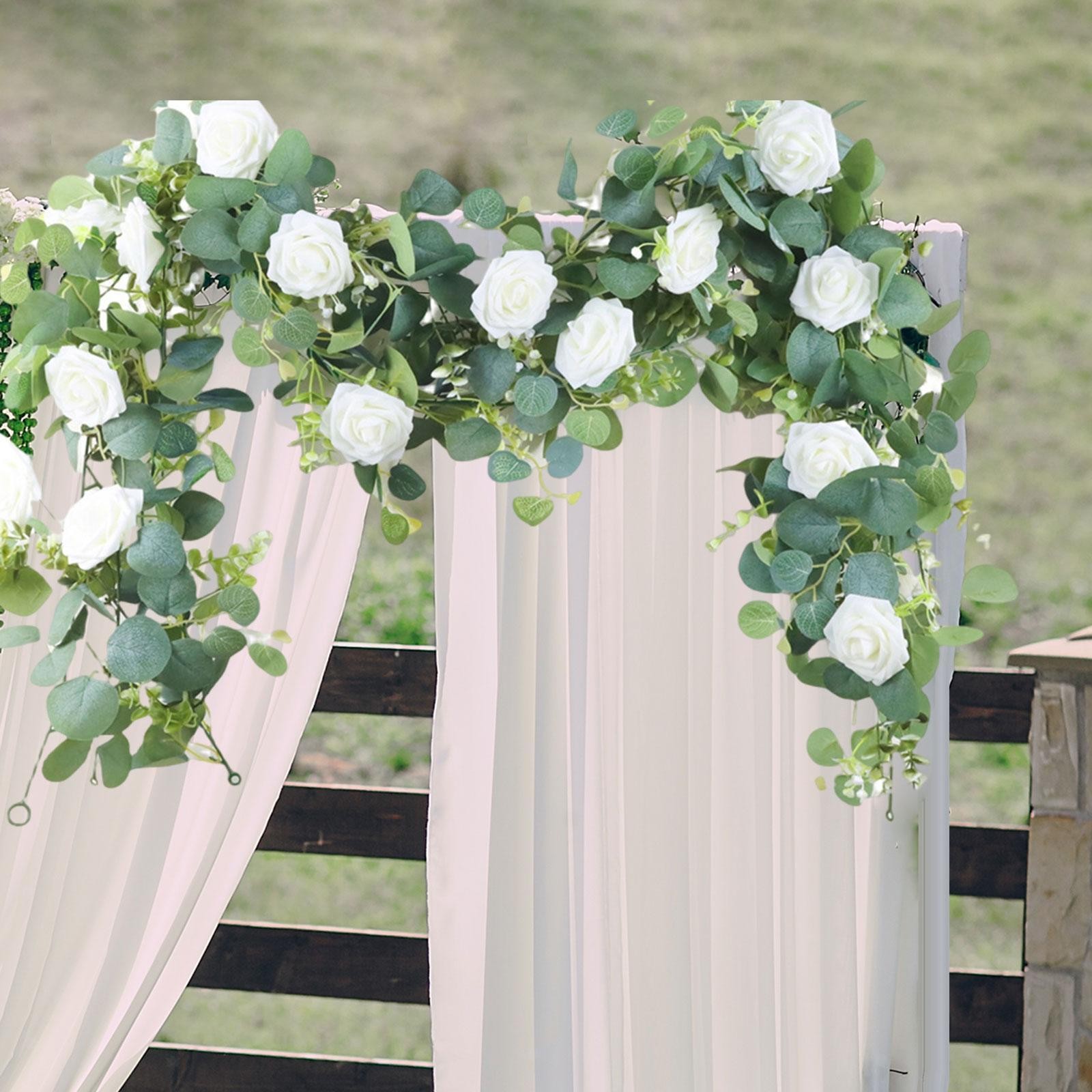 Artificial Hanging Eucalyptus Garlands for Baby Shower Housewarming Party