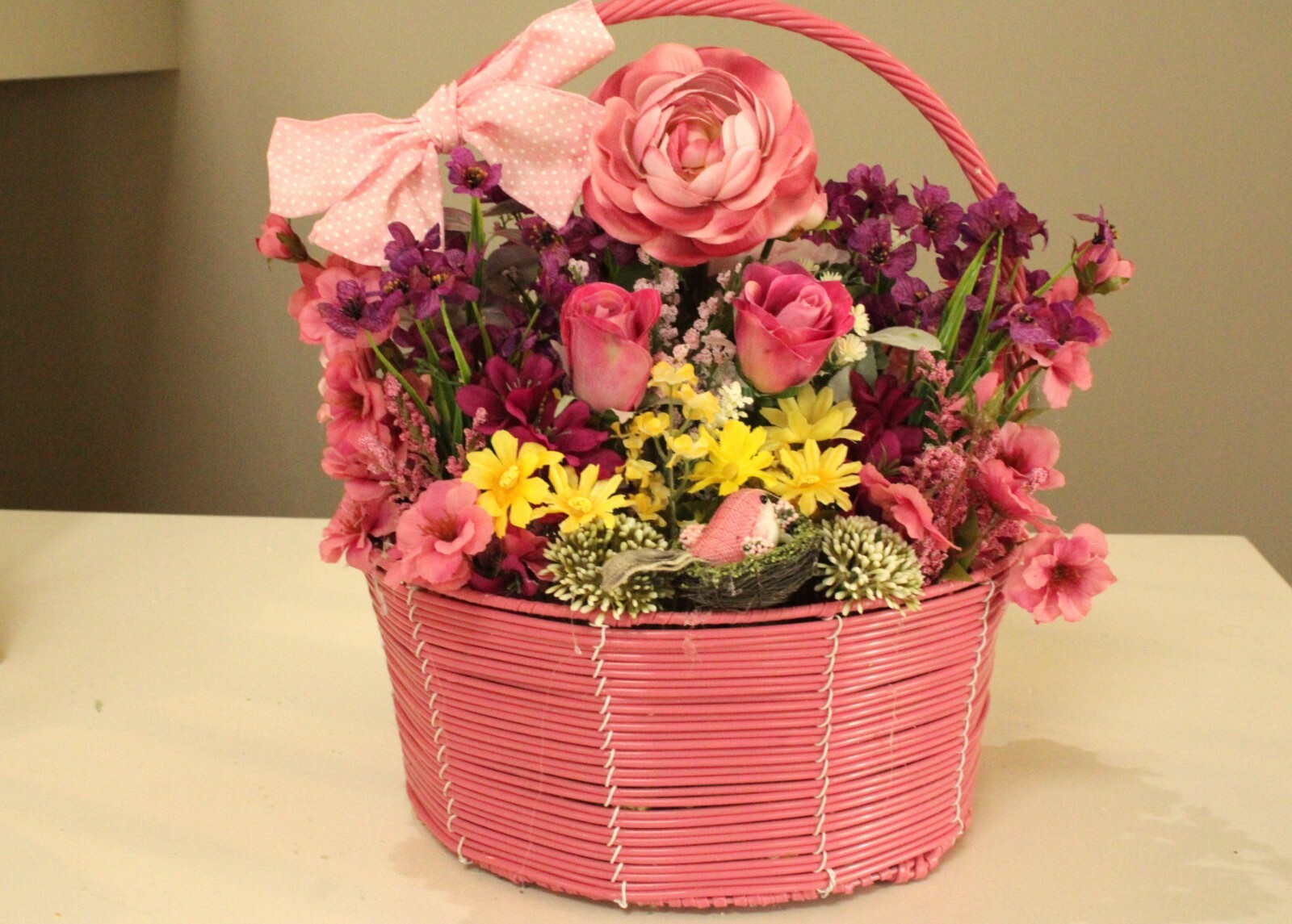 Sunny Day Flower Basket