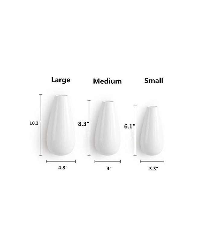 White Ceramic Hanging Planter f/Artificial Plants and Flowers Indoor Patio Decor