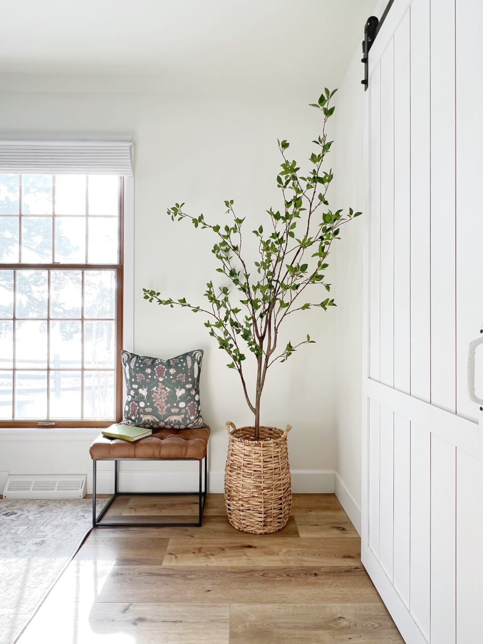 6.5’ Artificial Citrus Minimalist Tree Home Decor. Retail $248