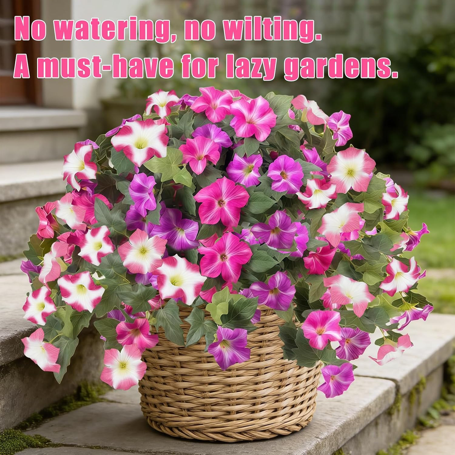 UV Resistant Artificial Flowers – Waterproof Silk Plants for Outdoor Decor