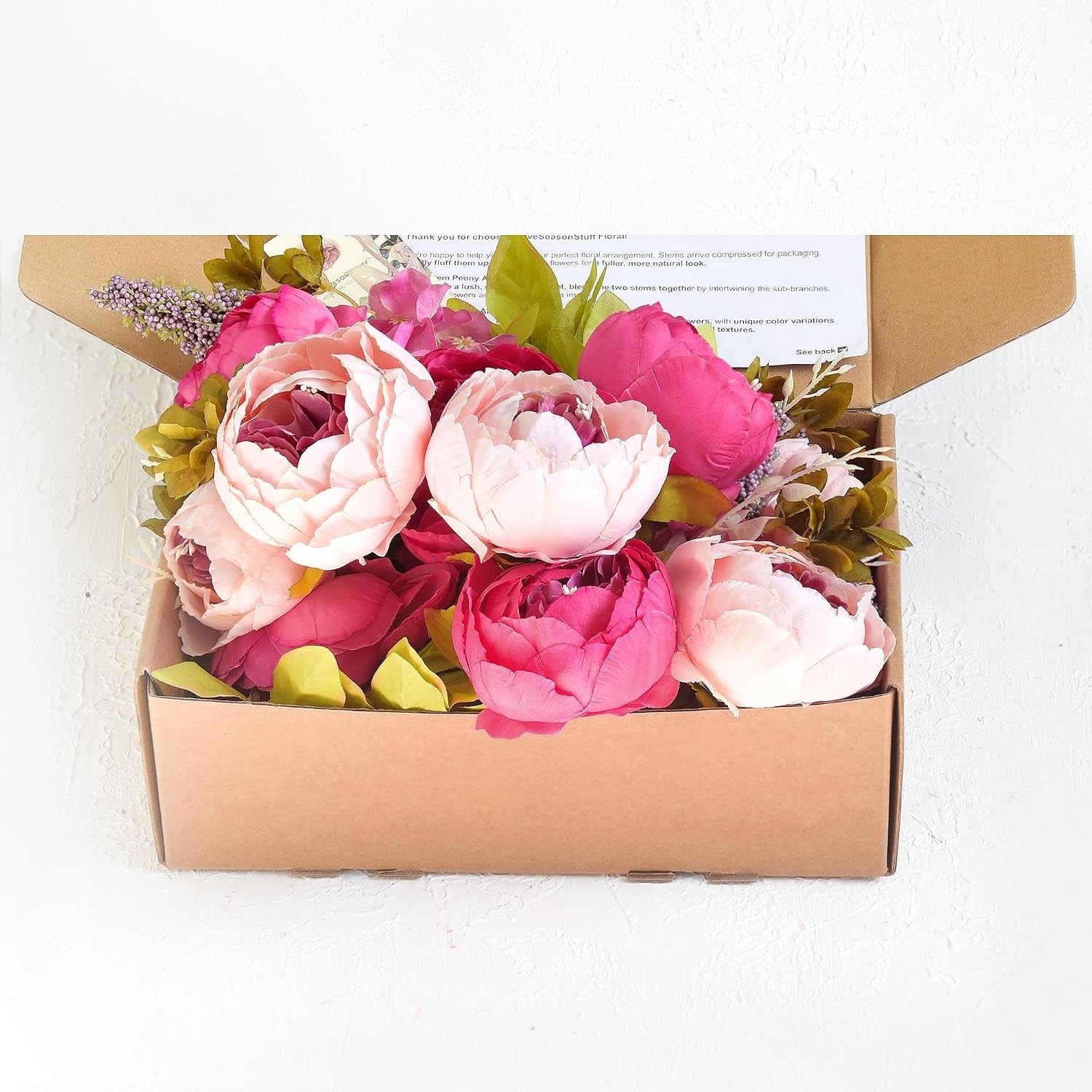 Soft Rose Hydrangea Floral Arrangement