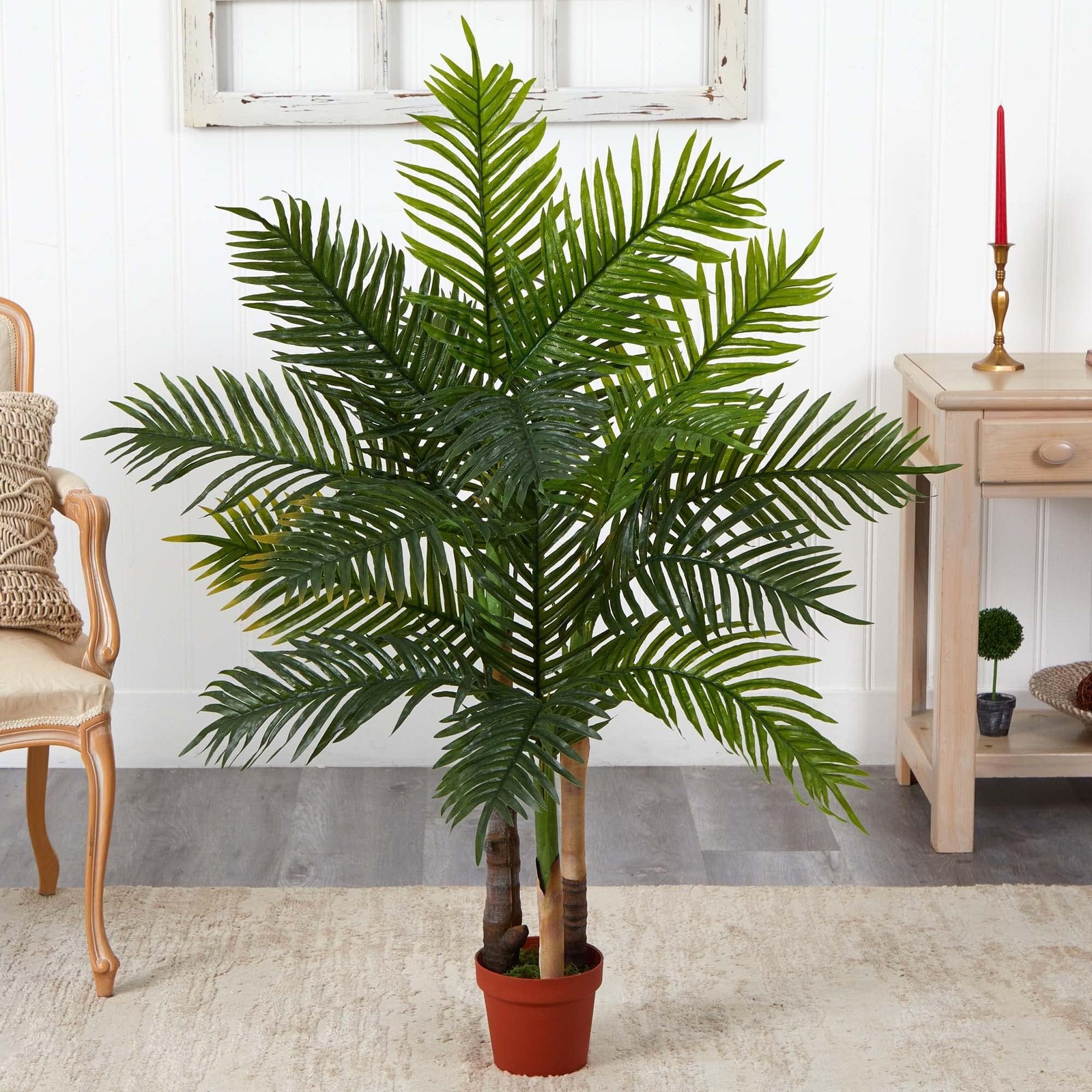 Nearly Natural 4ft. Areca Palm Tree (Real Touch)