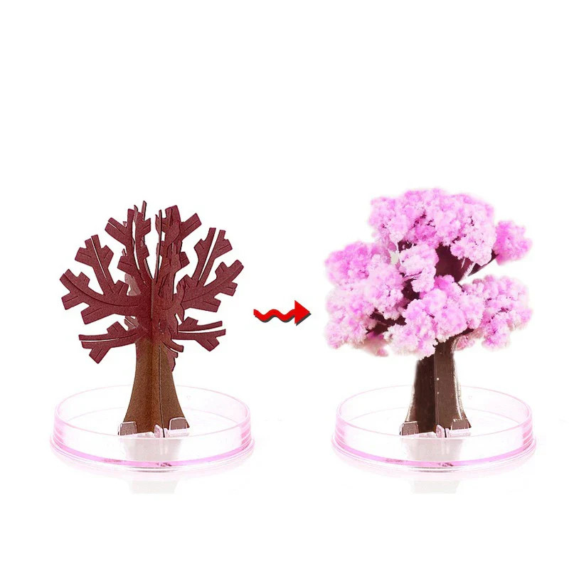 DIY Crystal Growing Tree Kit Magic Bloom Science Toy Desk Decor Gift DIY