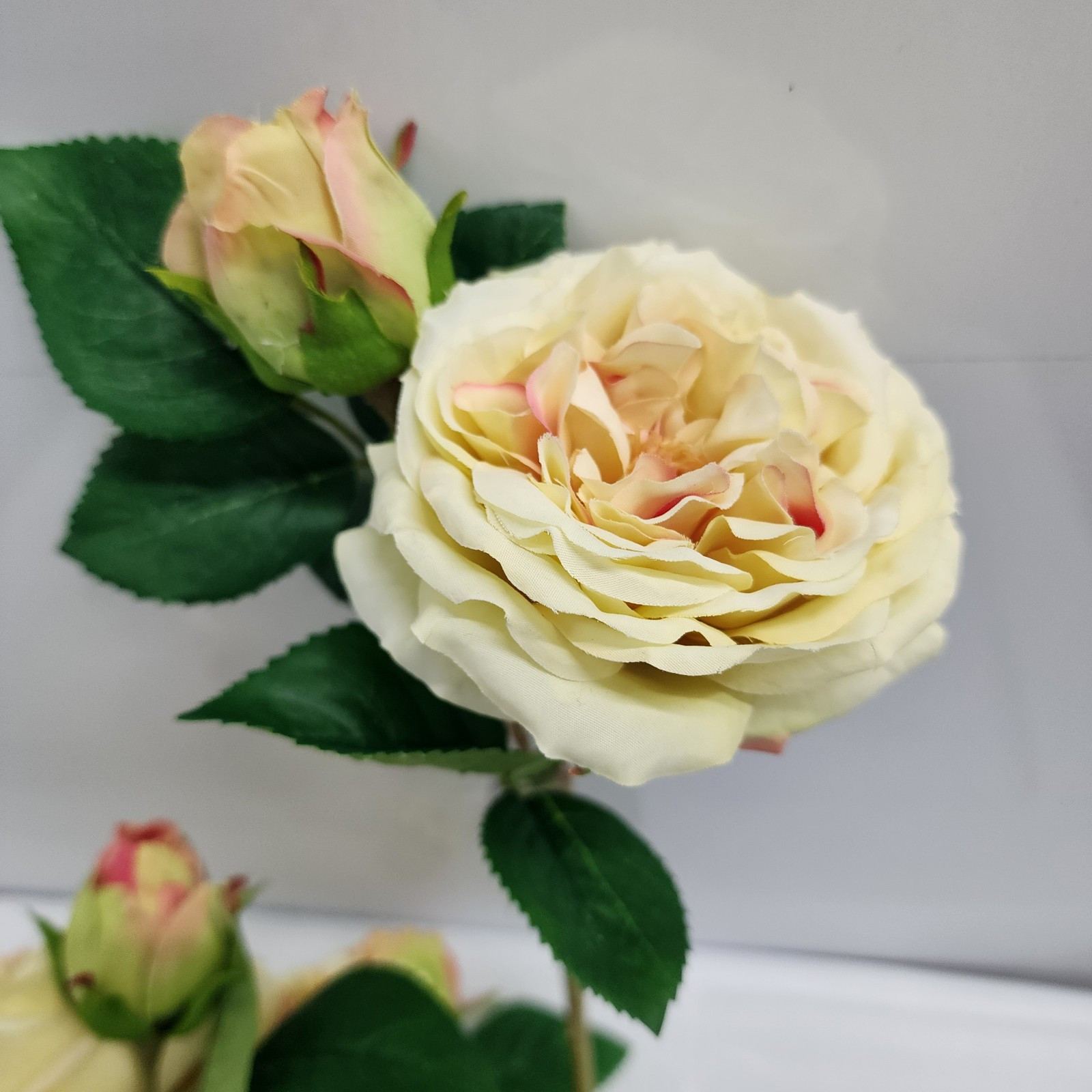 Raz Imports 14″ yellow garden rose spray, Home Decor, Wedding Decor, Quinciañera