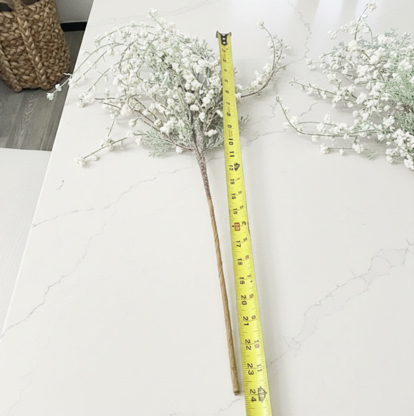 Bundle of 4 Frosted Cedar White Berry Sprays Heavy Glitter Christmas Winter 24″H