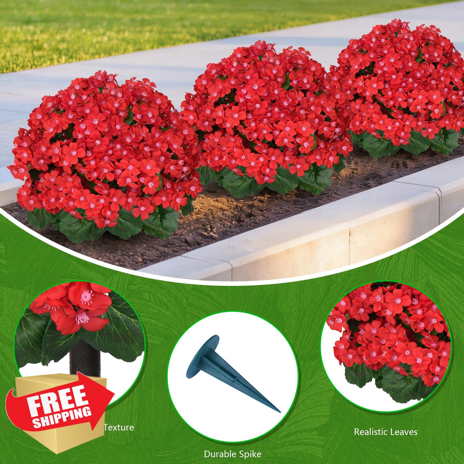 Yangrass 2pc Topiary Trees Red Crabapple