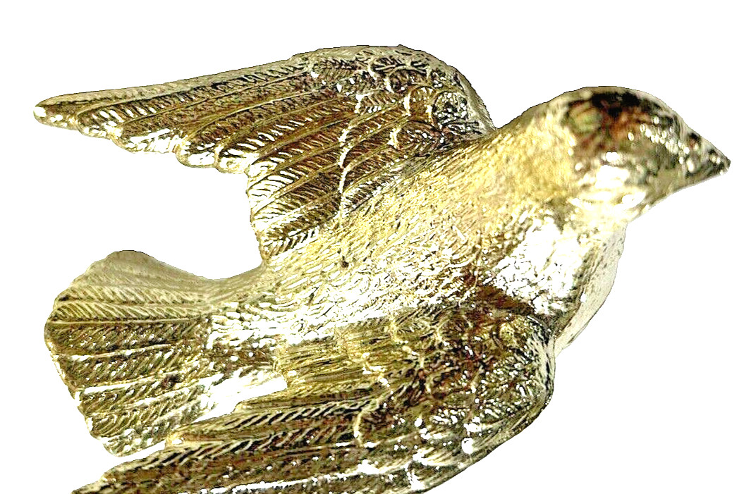 Gold Doves 4×3 inches Lot of 17 perfect for holidays or weddings