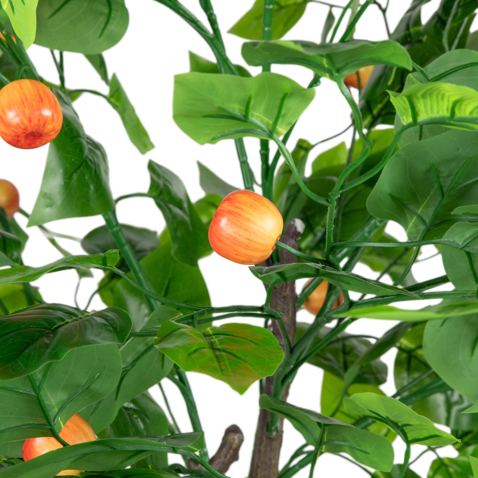 6.5′ Large Artificial Apple Tree in Black Pot