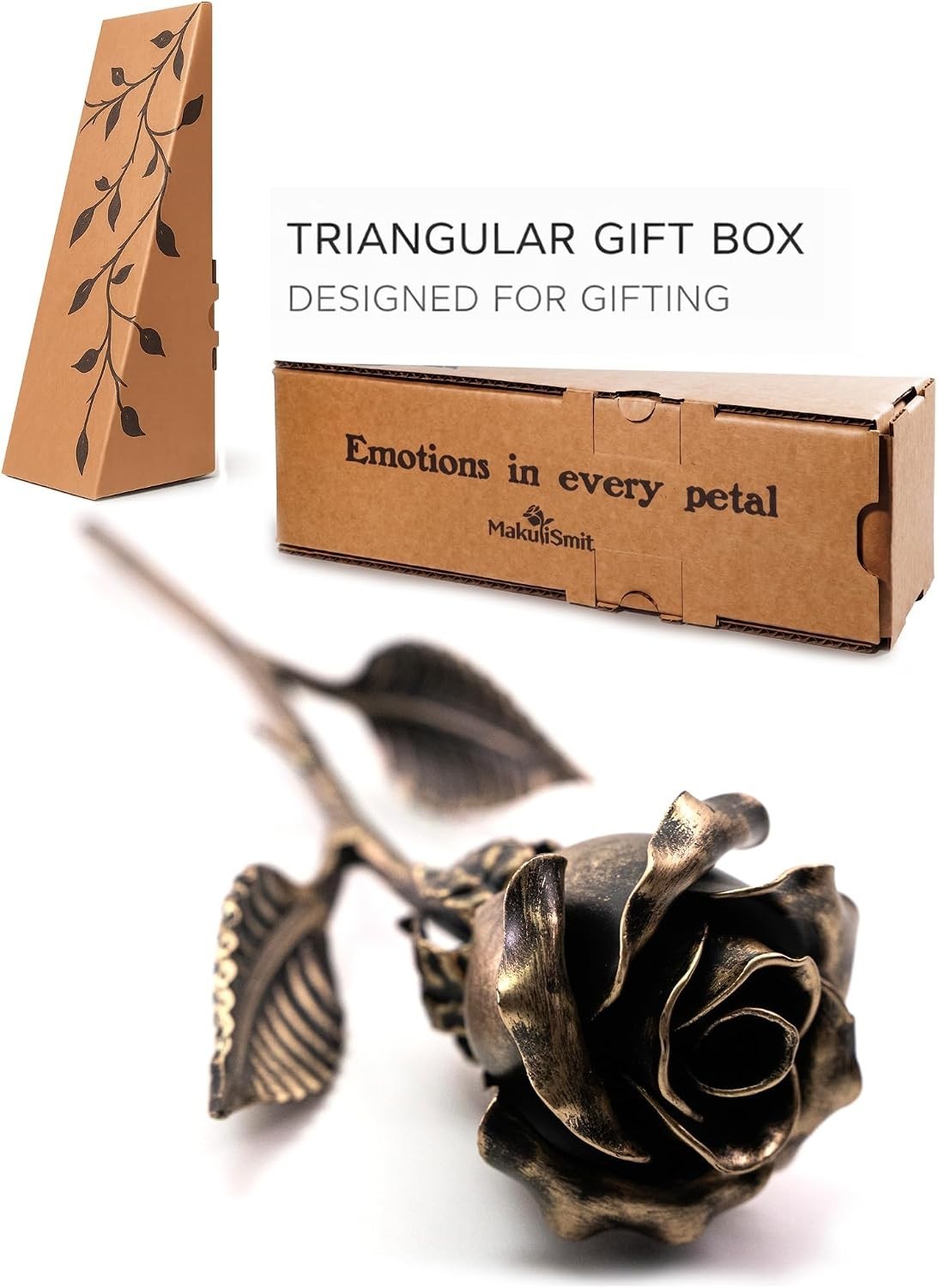 Handcrafted Bronze Rose – Forever Flower Keepsake