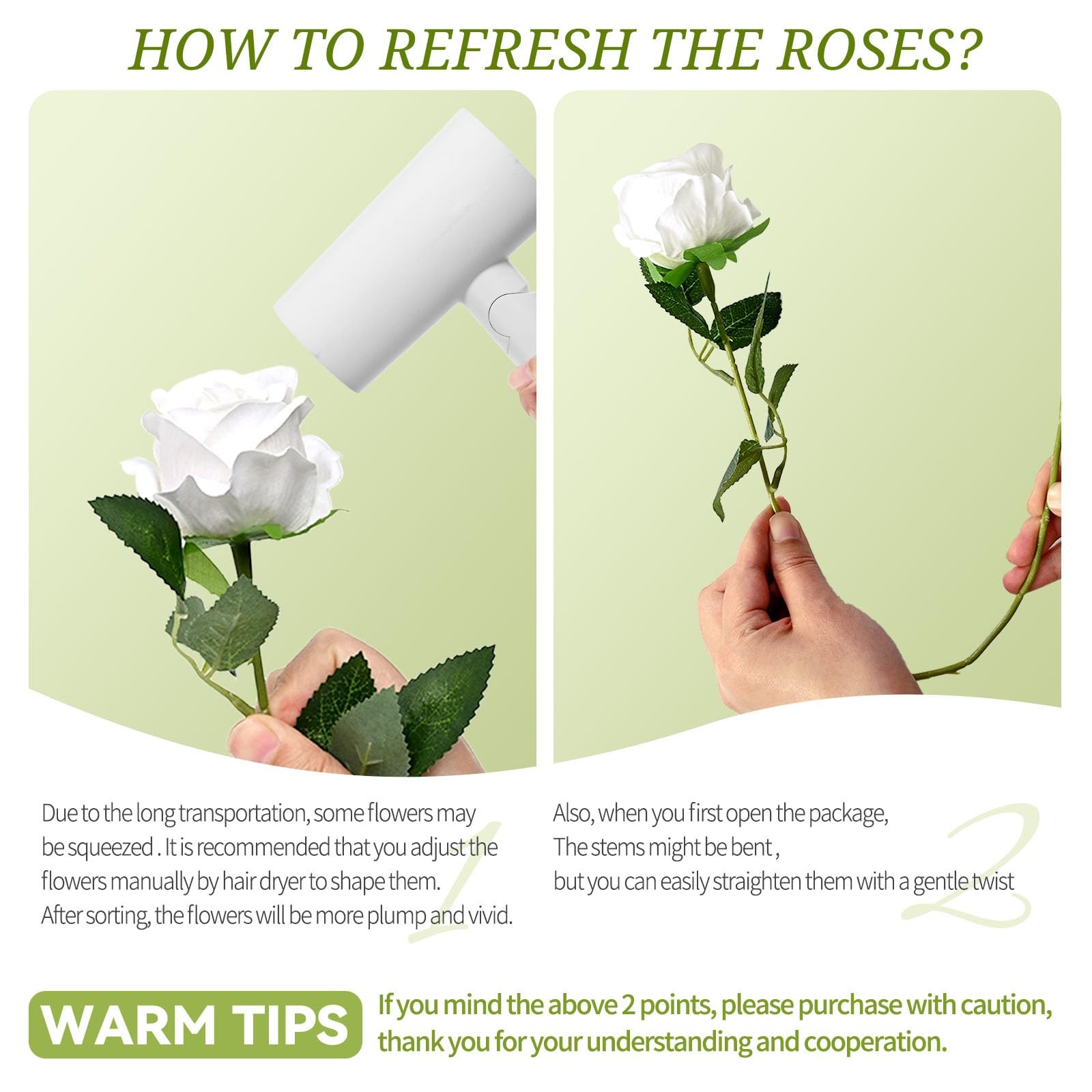 50 Pcs Artificial Roses Bulk, White Velvet Silk Rose Realistic Faux Artificia…